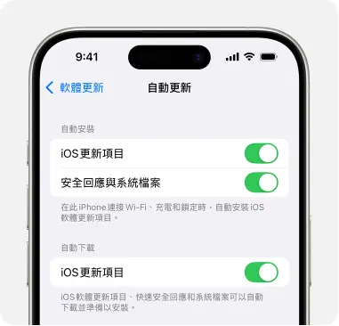 軟體更新