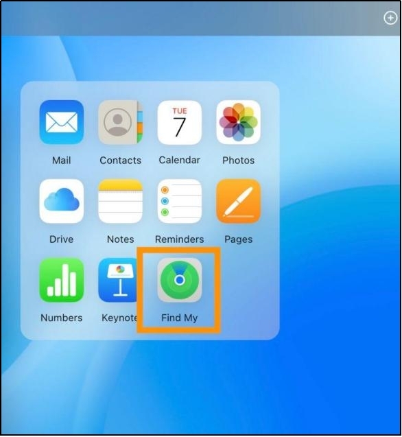 iCloud尋找功能以將裝置清除所有內容和設定