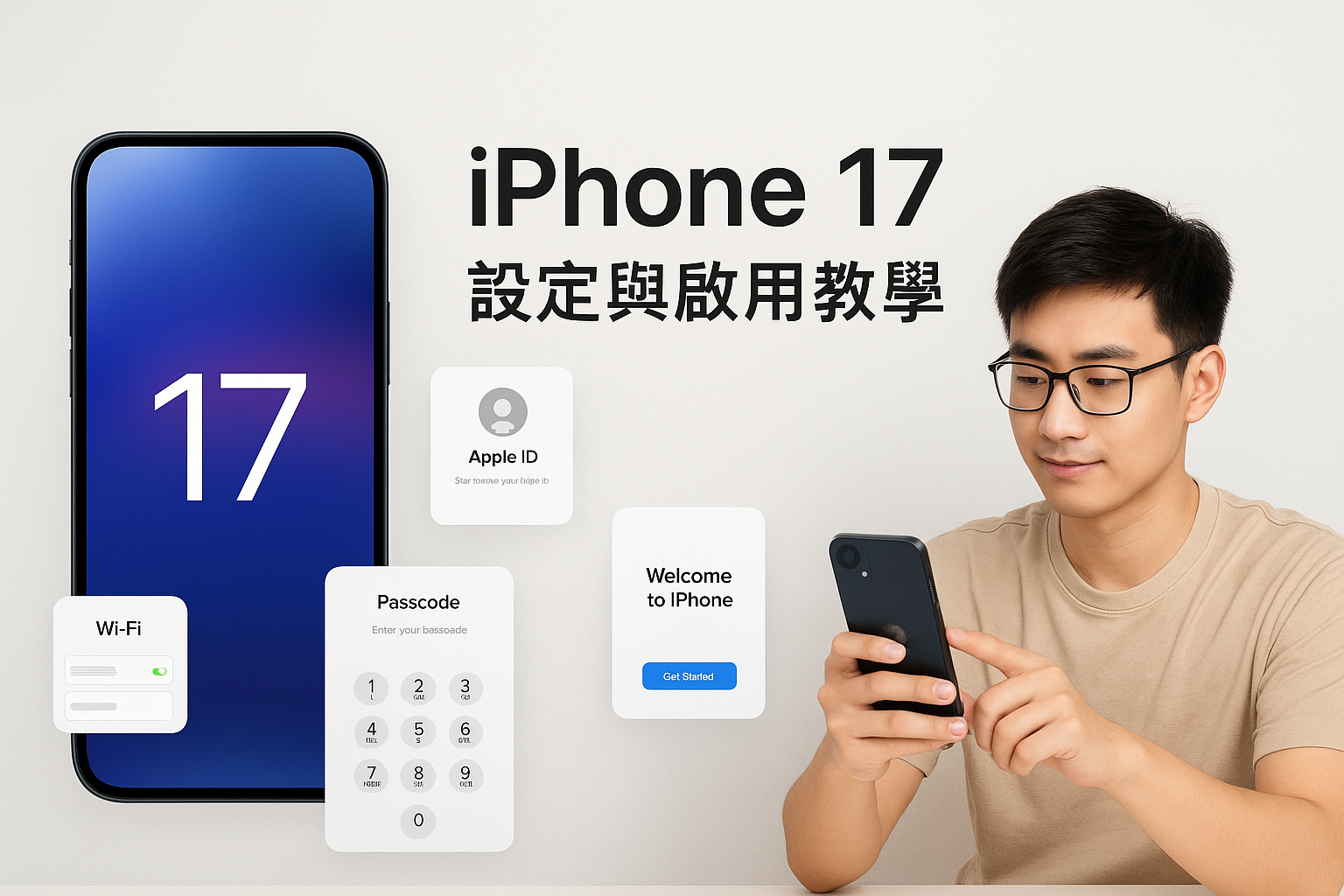 iPhone 17 設定與啟用教學