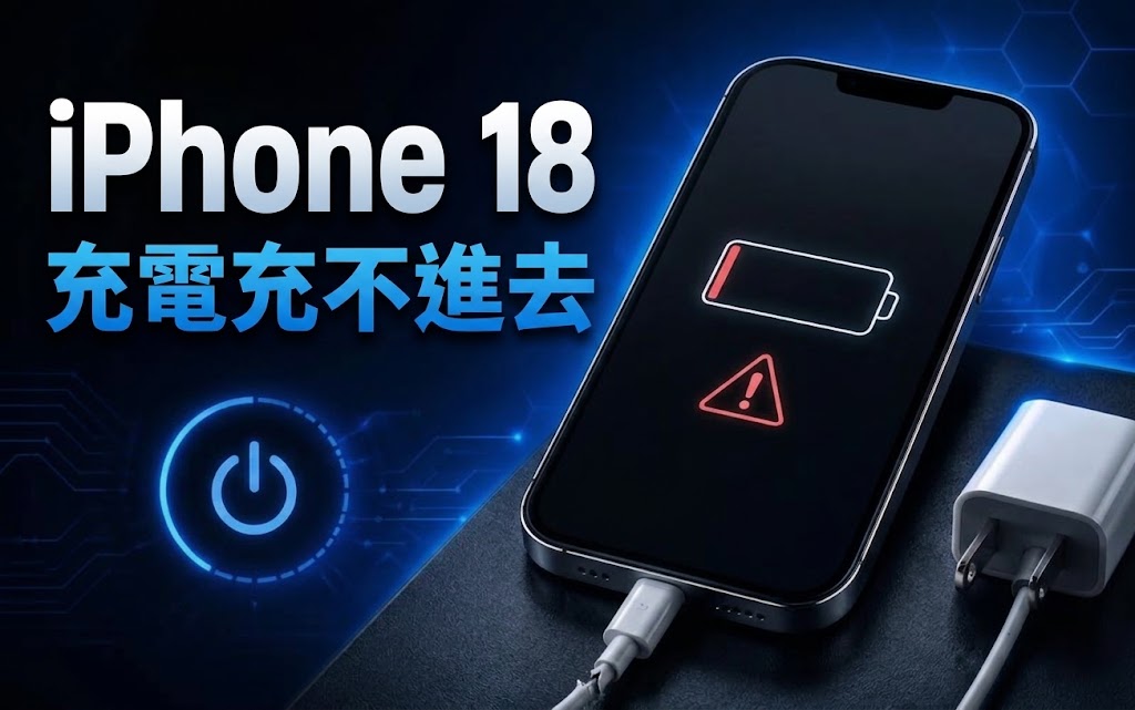 iPhone 18 無法充電