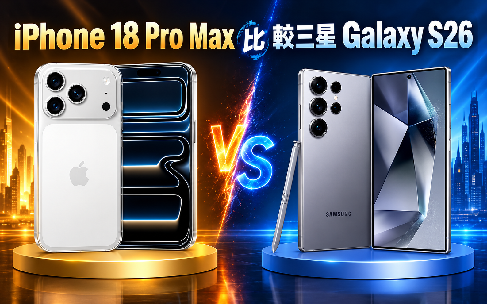 iphone 18 pro max vs galaxy s26 ultra