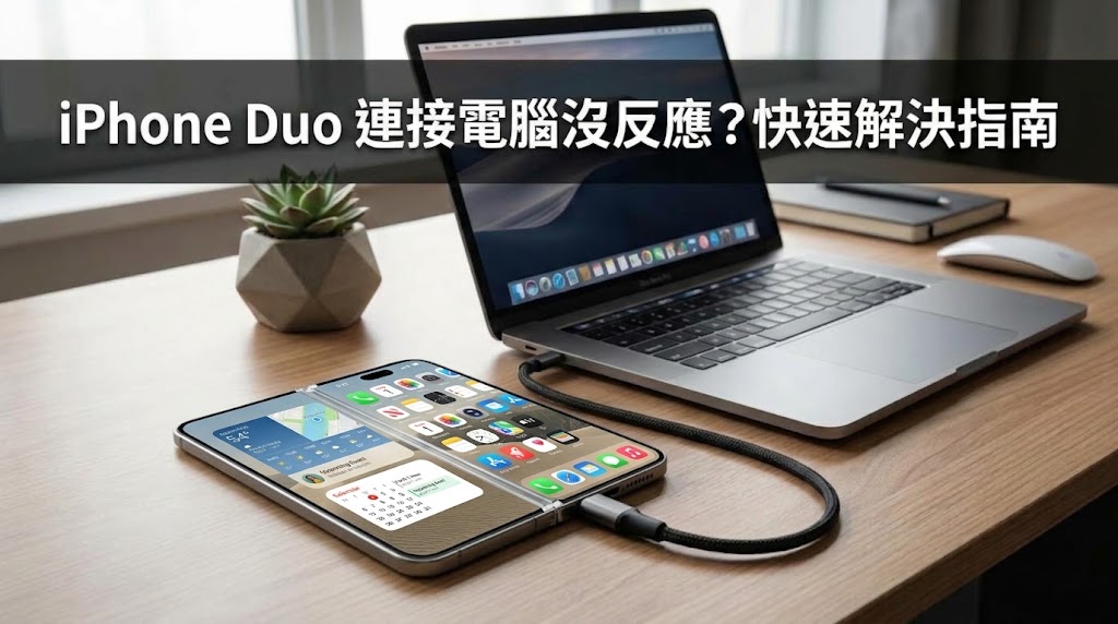 iPhone Duo 連接電腦沒反應
