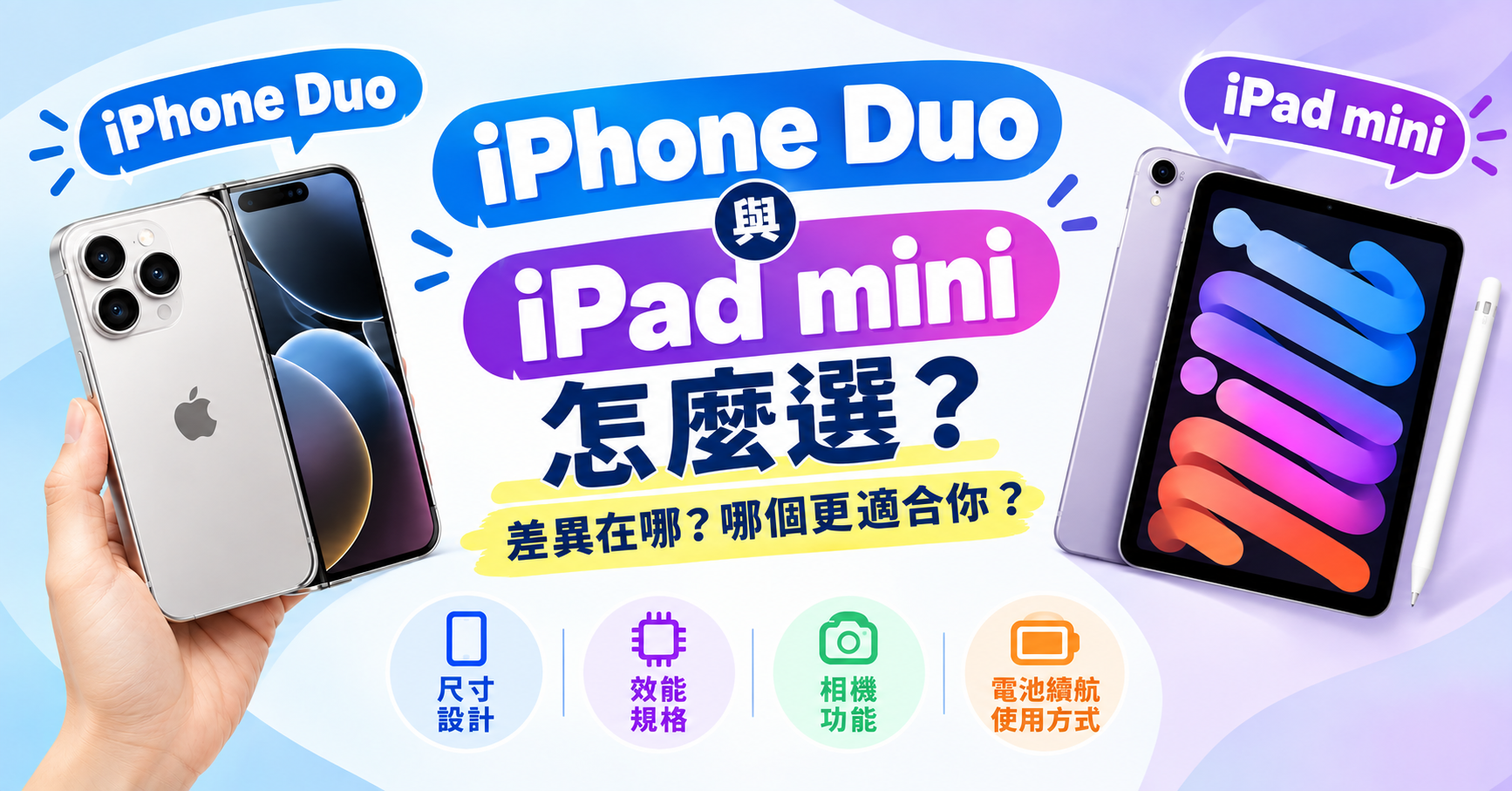 iphone duo vs ipad mini