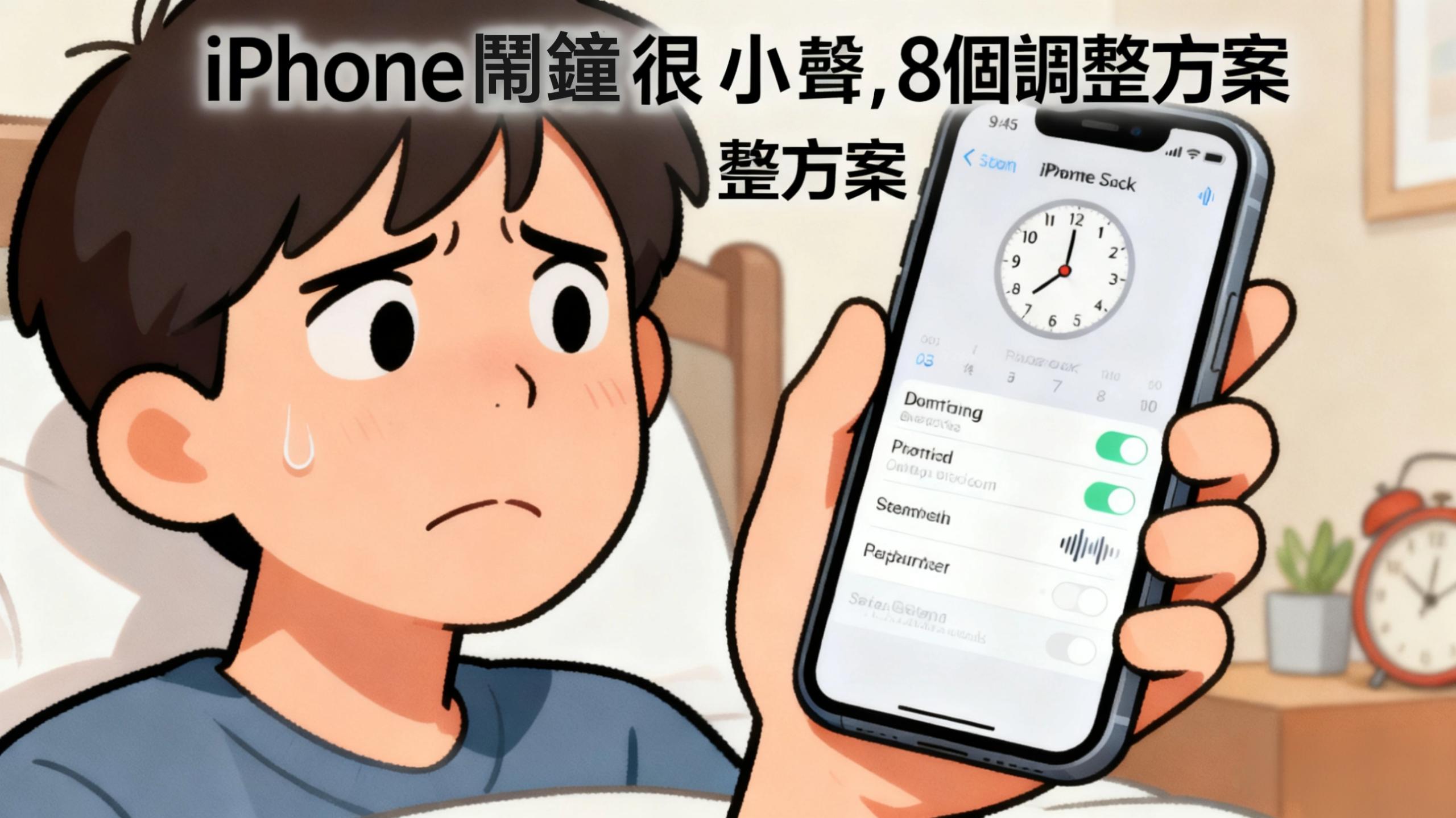 iPhone 鬧鐘很小聲