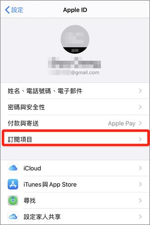 訂閱專案