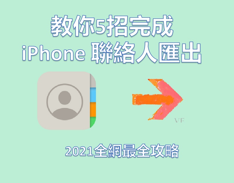 iphone聯絡人匯出