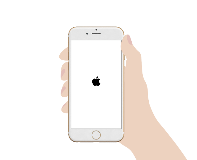 iPhone空間不足白蘋果