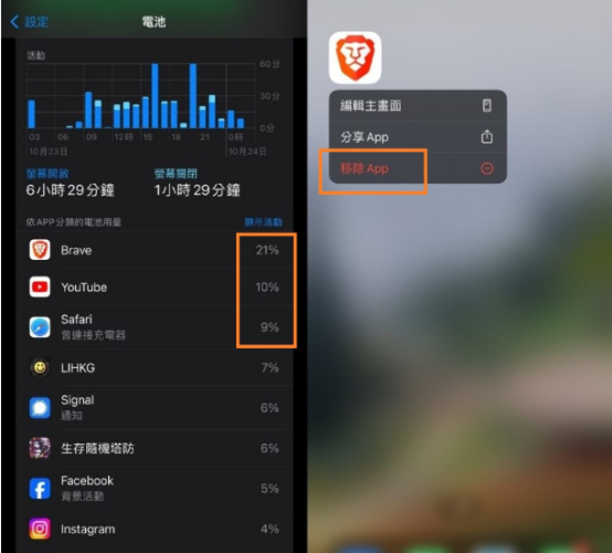 卸載使 iPhone 過度發燙的應用程式