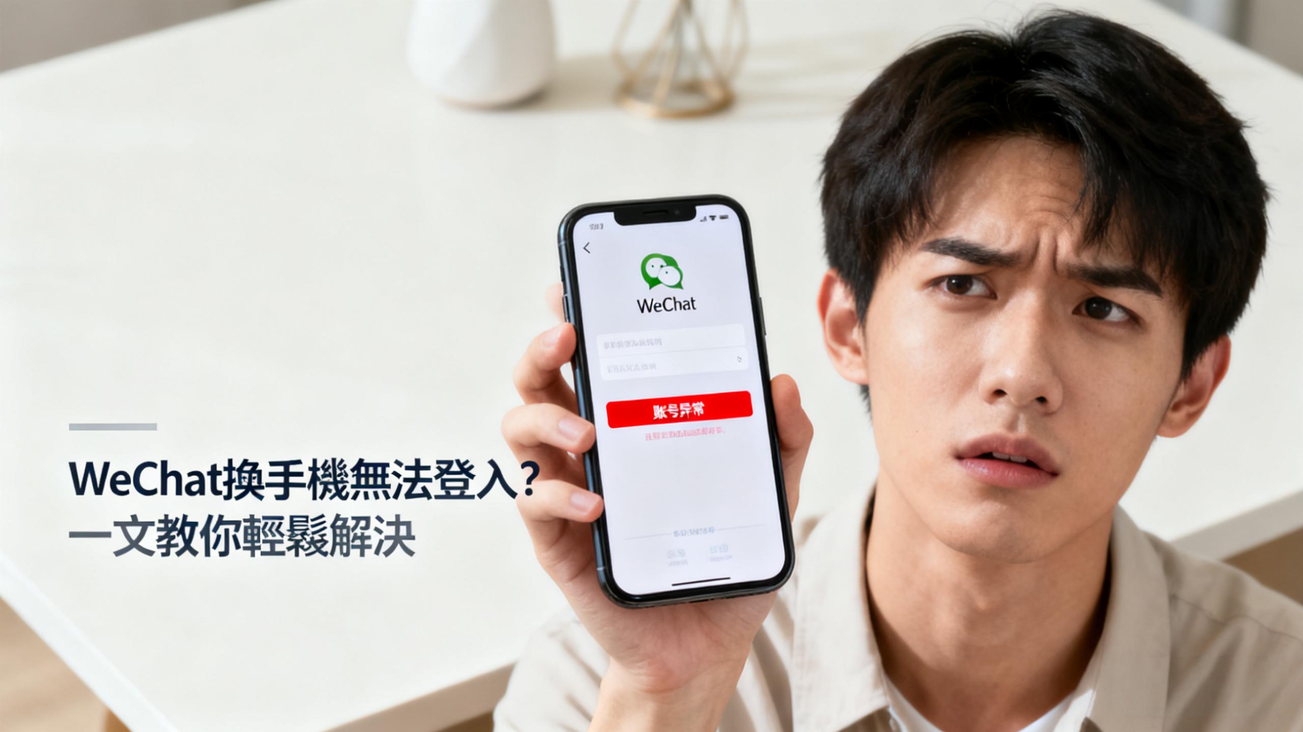 WeChat 換手機無法登入