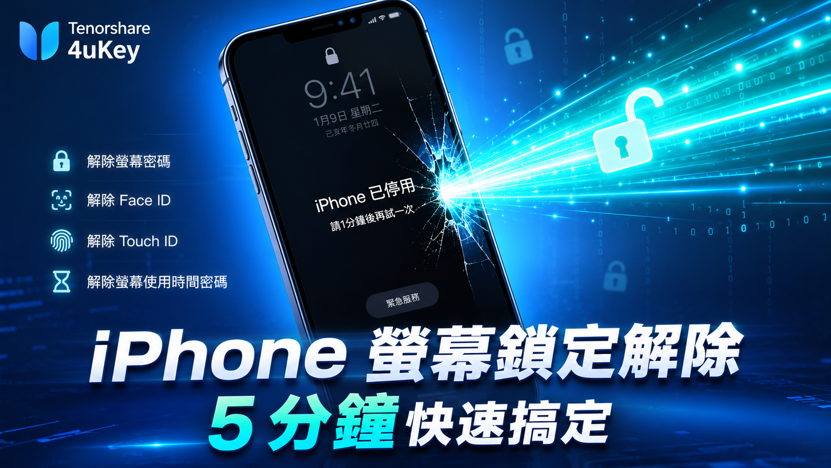 iPhone 螢幕鎖定解除首圖