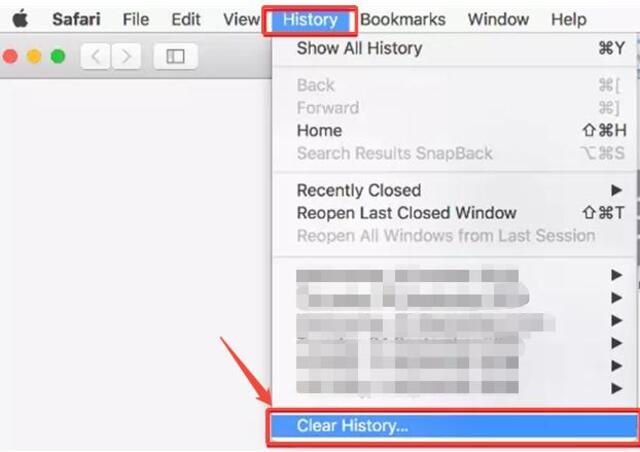 safari 歷史紀錄 清除 選擇 Mac