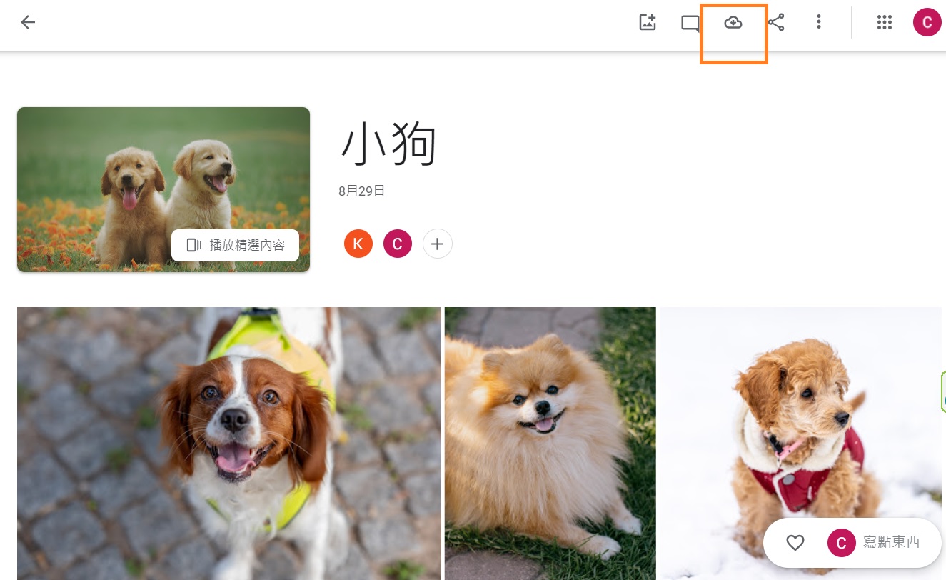 google相簿轉移