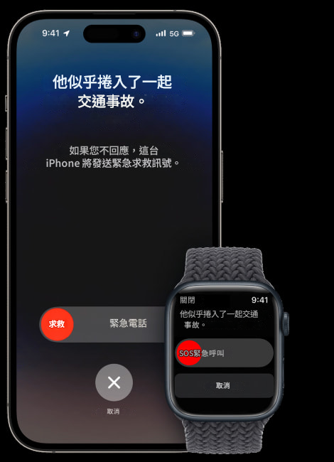 iPhone 車禍偵測