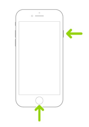 iPhone 截圖按鍵操作示範