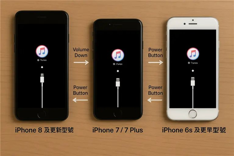iPhone 進入恢復模式
