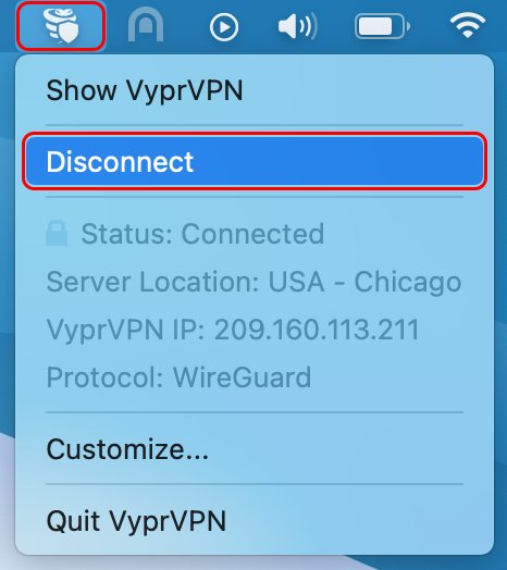 mac上關閉VPN