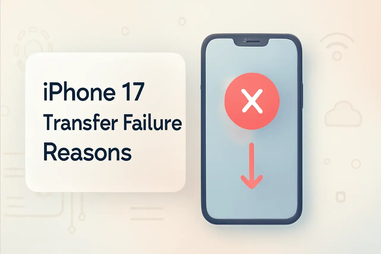 iPhone 17 轉移失敗原因