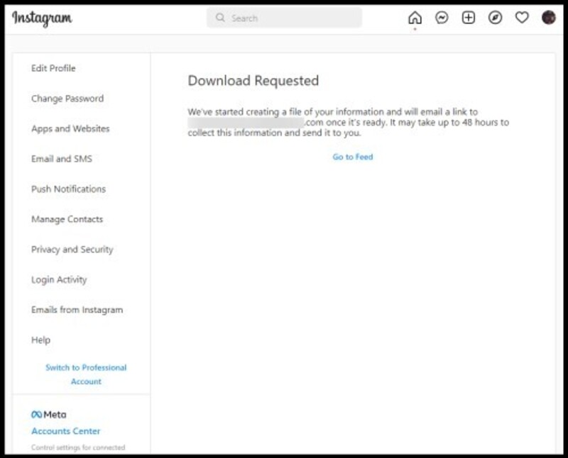 你的Instagram數據