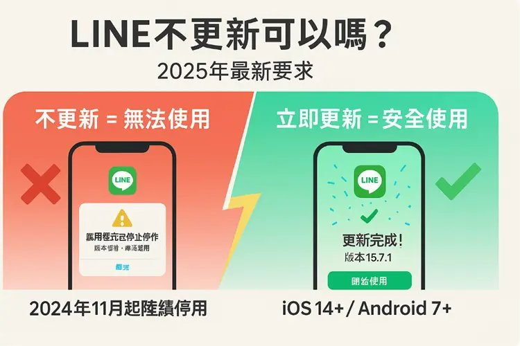 LINE 无法更新的图片