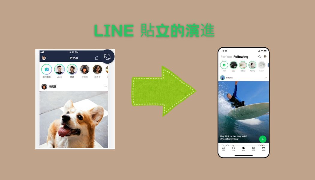 LINE貼文演進到LINE VOOM