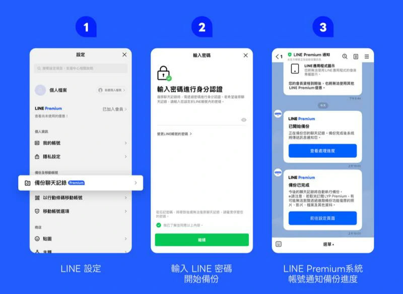 LINE 進階備份