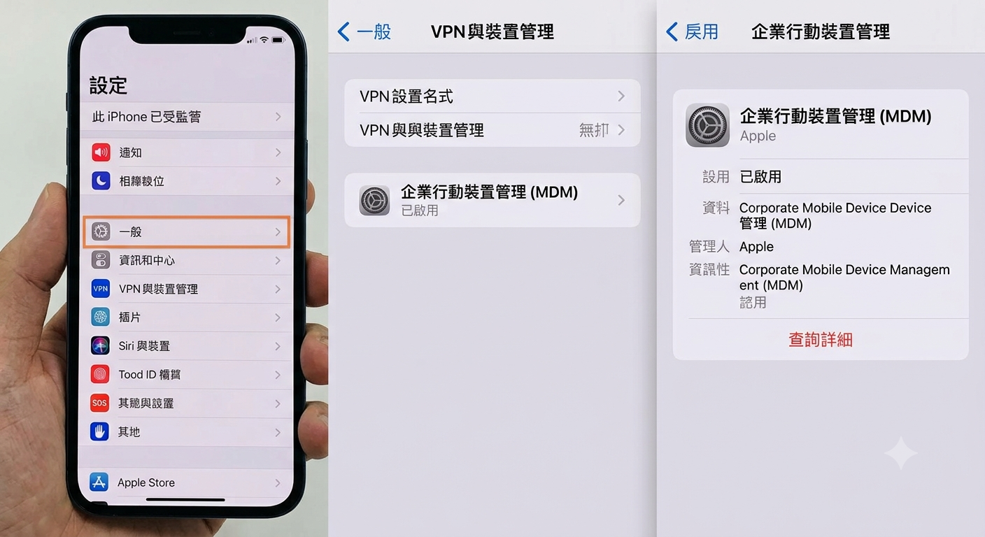 檢查mdm鎖是否開啟