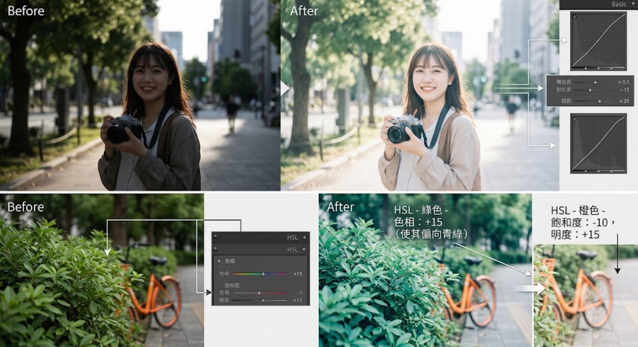 Lightroom 調色日系