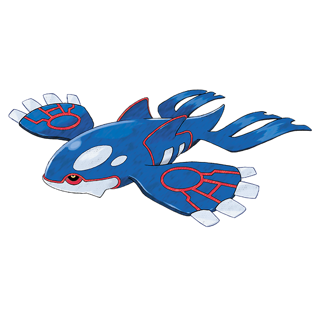 Kyogre 官方繪圖