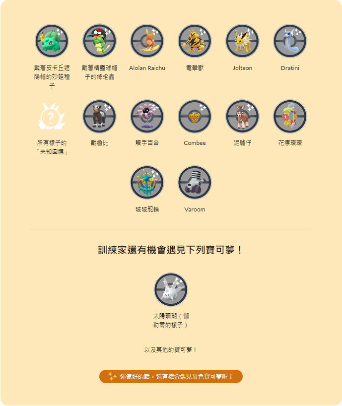 Wild Pokémon in Event Costumes