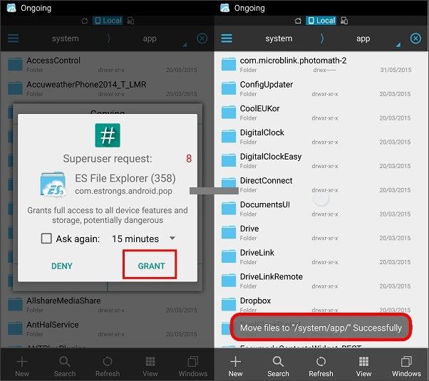 打開ES File Explorer