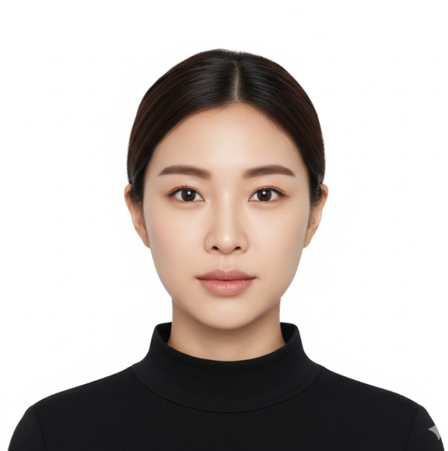 韓系高允貞風格證件照範例