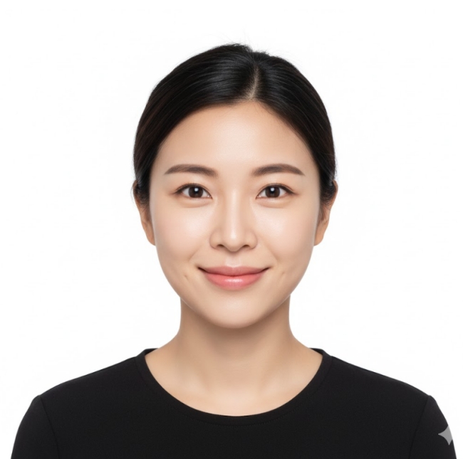 韓式證件照清透自然範例