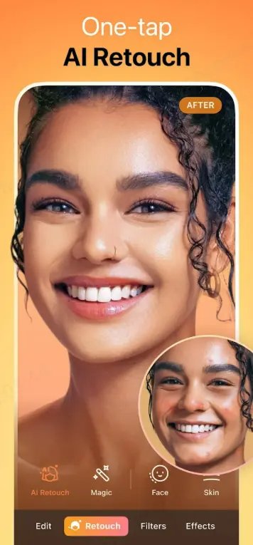 AirBrush 濾鏡功能展示