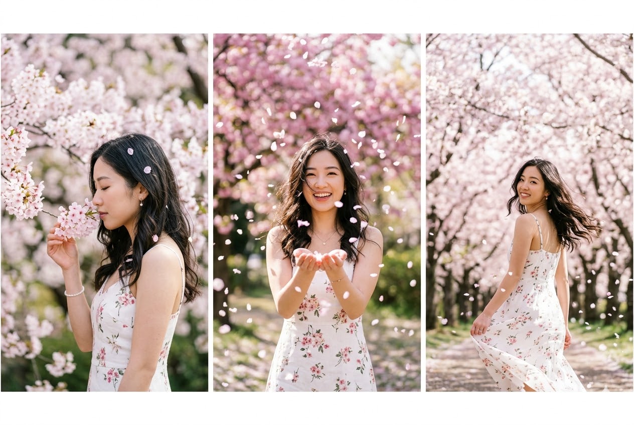 櫻花拍照姿勢1