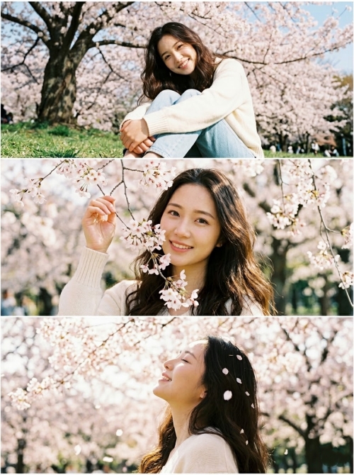 櫻花拍照姿勢3