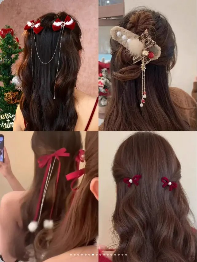 聖誕髮型配件推薦圖