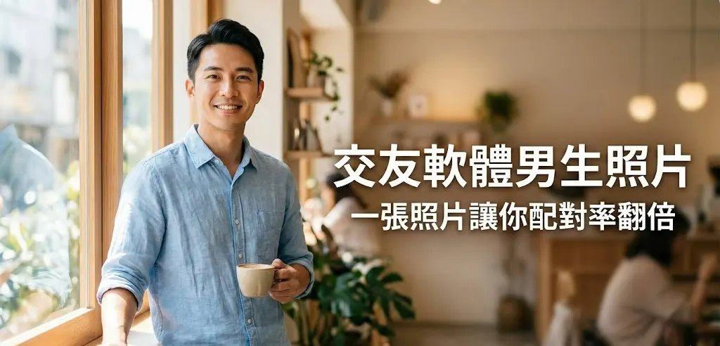 交友軟體男生照片修圖技巧