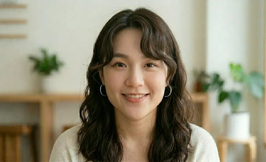 菱形臉適合S型捲瀏海