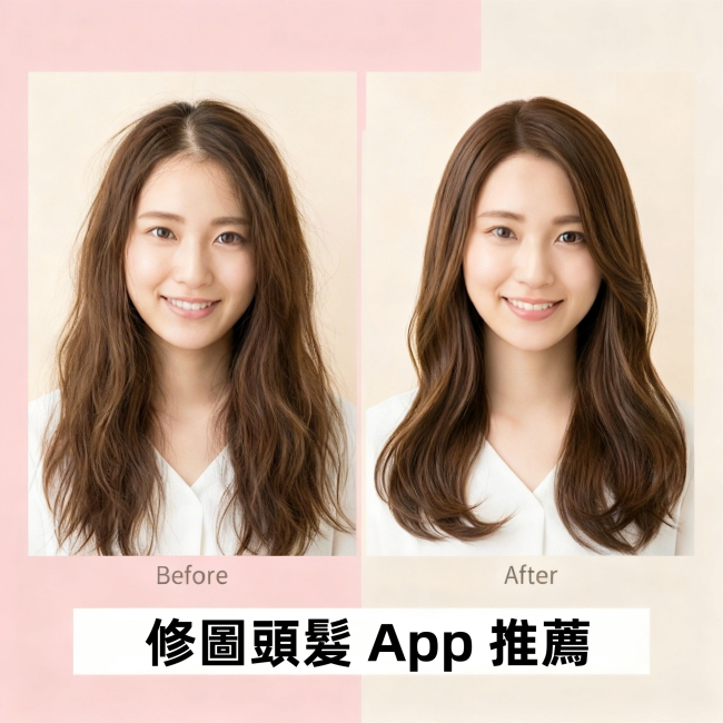 修圖頭髮 App推薦