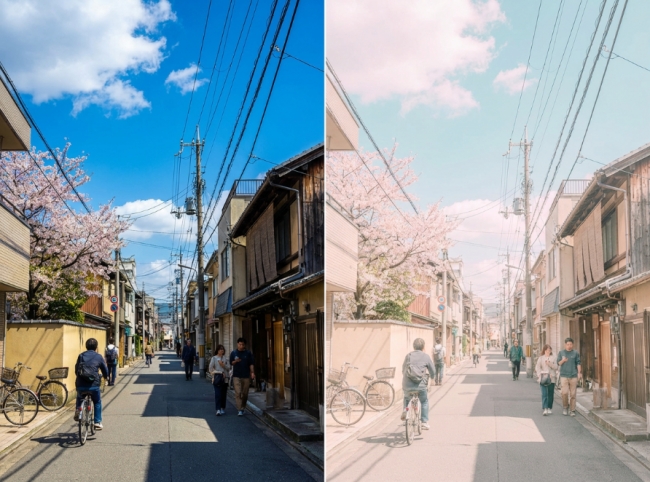 iPhone 調色日系 清透空氣藍天感