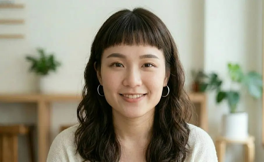 長臉適合眉上短瀏海