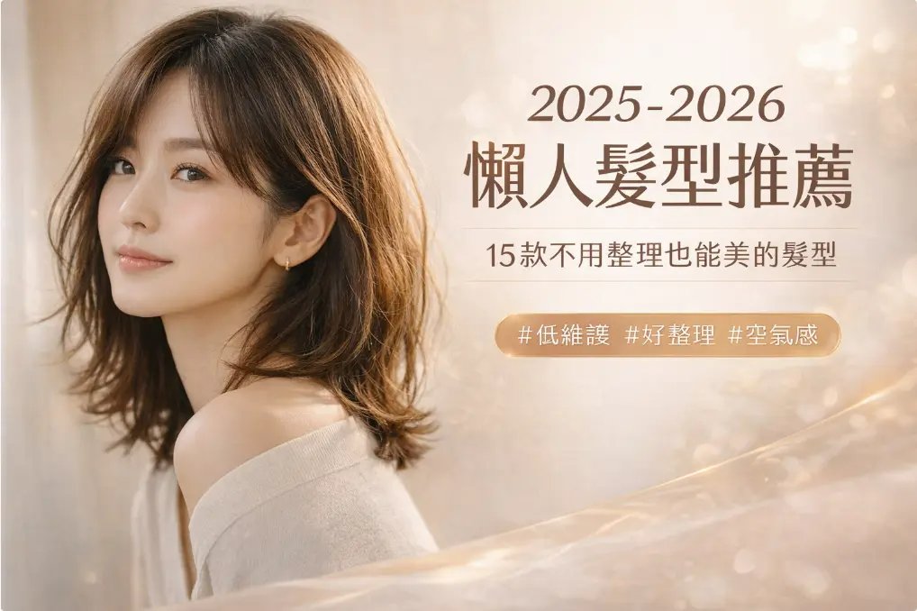 不用整理的髮型女生推薦 - 低維護自然造型