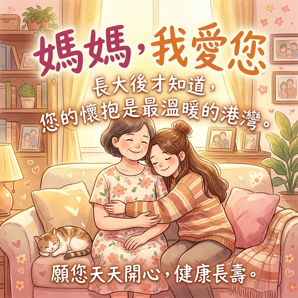 母親節溫馨長輩圖