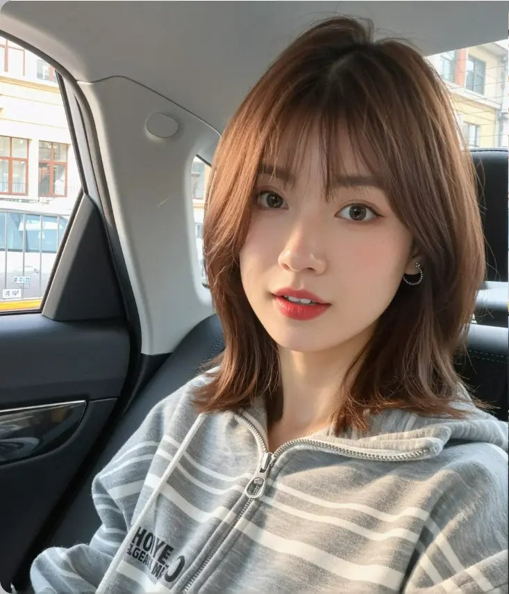 不用整理的髮型女生推薦 - 微彎短髮搭窗簾瀏海