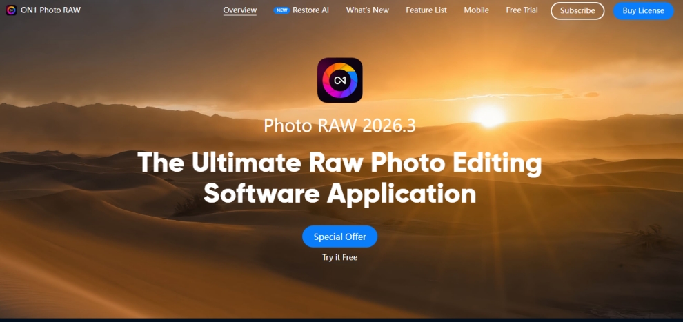 ON1 Photo RAW Lightroom 替代軟體