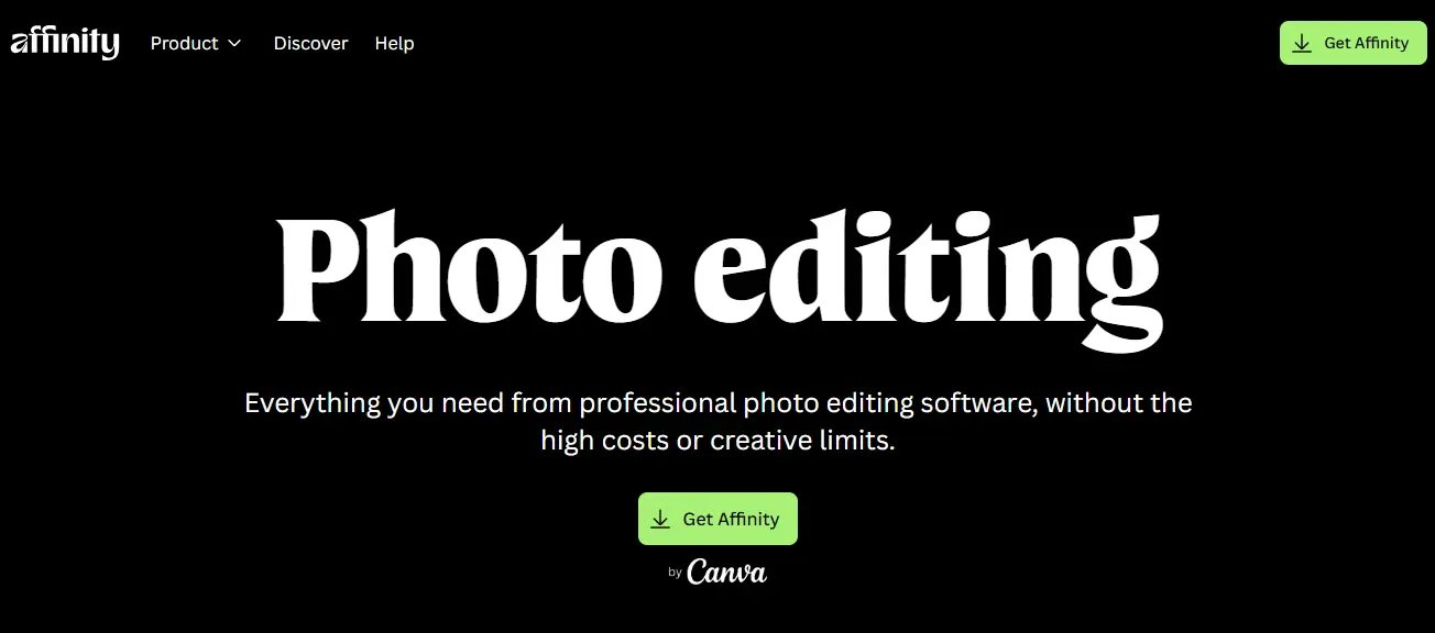 Affinity Photo 2 專業修圖軟體介面