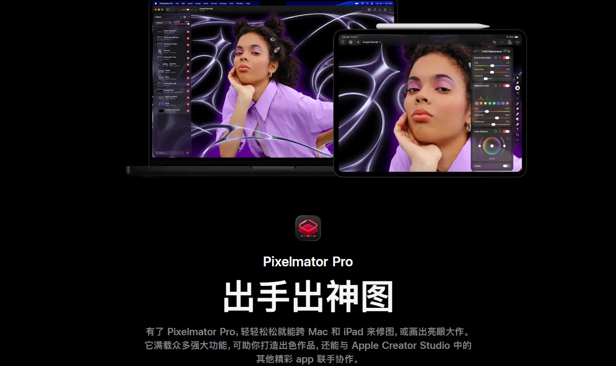 Pixelmator Pro Mac 修圖軟體
