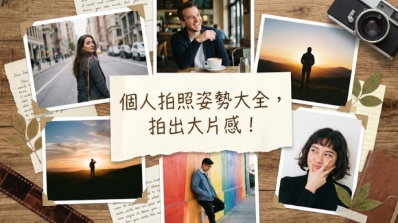 個人拍照姿勢大全示意