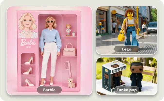 PixPretty AI 公仔生成效果