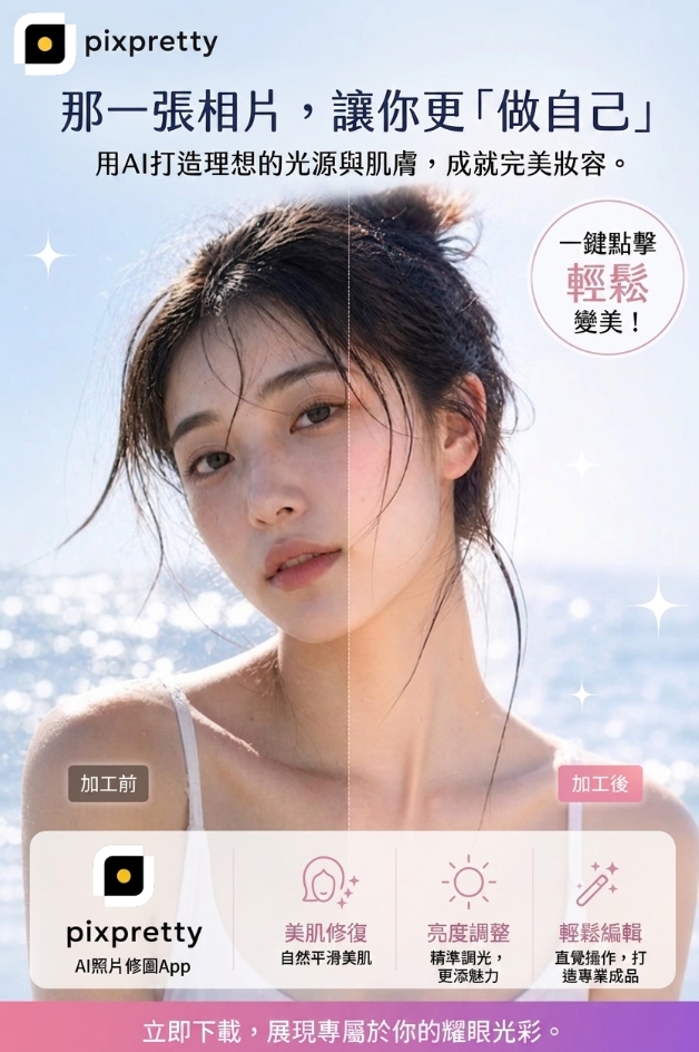 AI自動完成的初學者修圖軟體